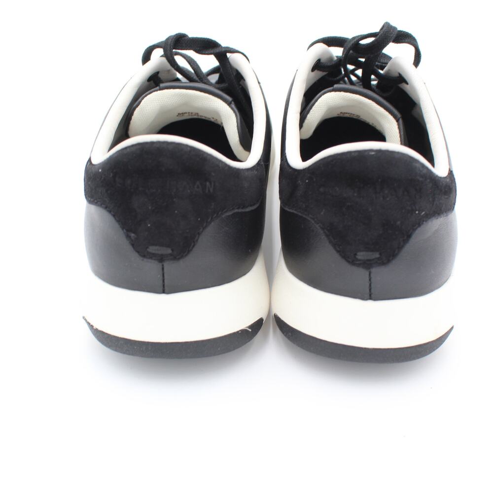 Cole Haan Grand Sneaker Mens 11 Black Leather Minimalist Casual Comfort Shoe - Picture 4 of 8